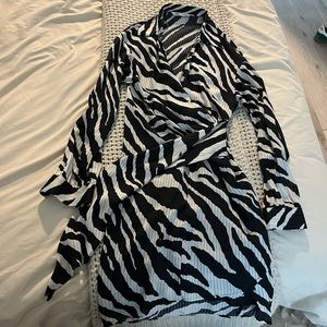 Zebra print dress